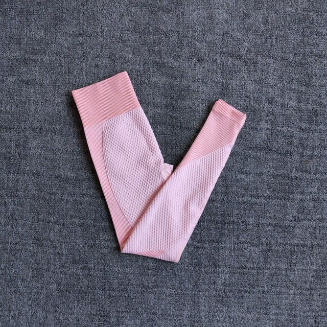 High Waist Fitness Gym Leggings Women Seamless Push Up Energy Tights Workout Running Activewear Tummy Control Yoga Pants-9