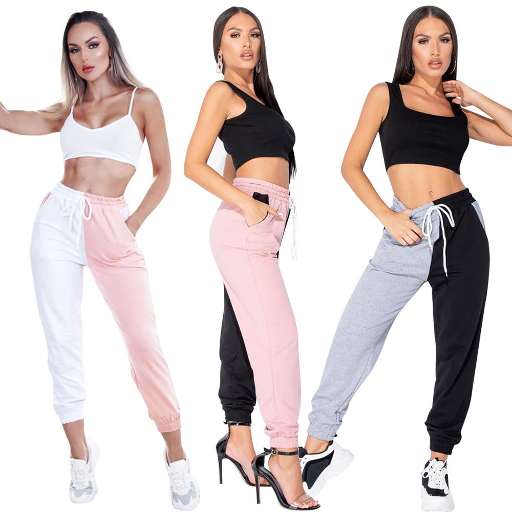 Autumn Patchwork Sports Wear For Women Gym Pencil Leggings Pants Fashion Running Fitness Energy Jogging Trousers Tracksuit-0